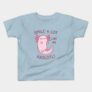 Cute Smile A Lot Like An Axolotl Kids T-Shirt